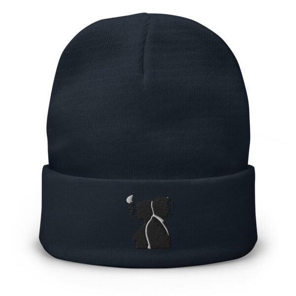 Embroidered Logo Knitted Beanie - Image 2