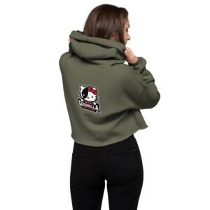 Impolite Kitty Crop Hoodie